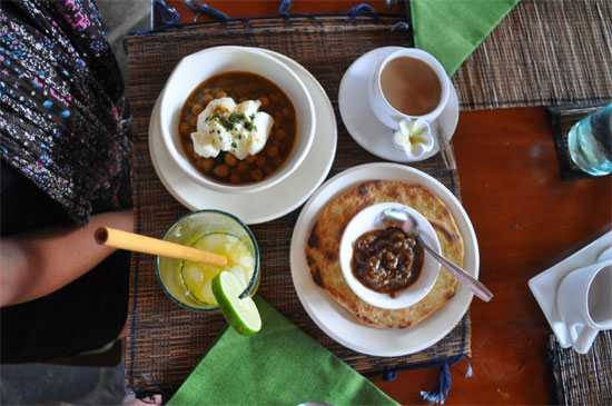 Breakfast one.