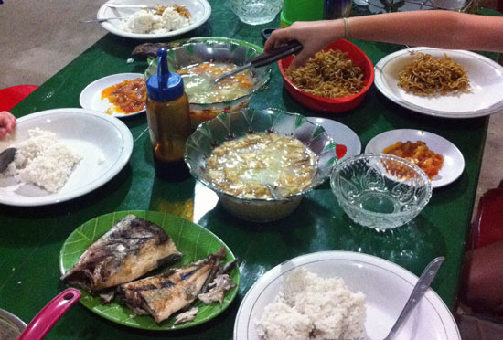 Fish so fresh it's still practically flapping on the plate. Fish so fresh it's still practically flapping on the plate.