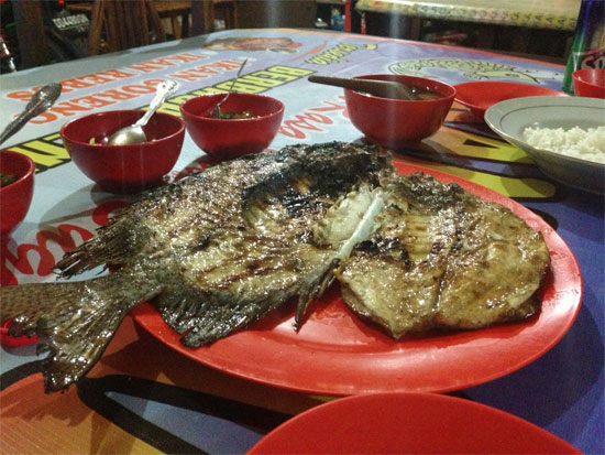 Scrumptious ikan in Sangkeng.