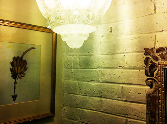 Touches of vintage shabby chic at Watercress.