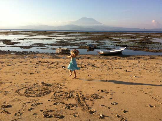 Low tide = more room to dance.