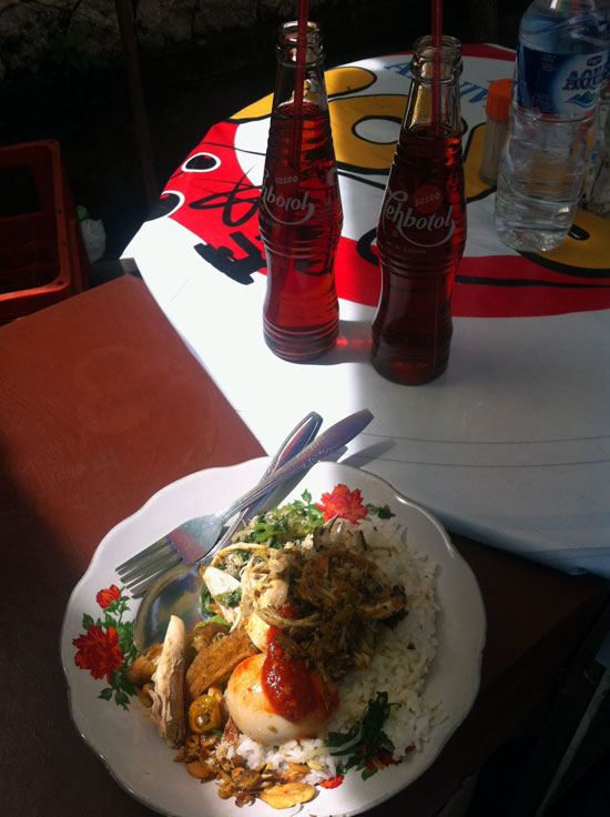 Bali cuisine at its streetside finest. Bali cuisine at its streetside finest.