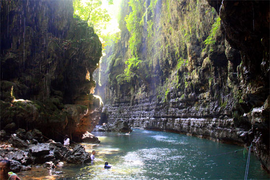 Cool off in the Green Canyon.