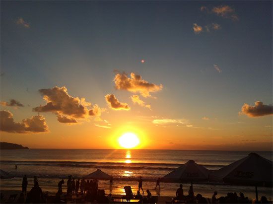 Confession, this sunset was not last night.