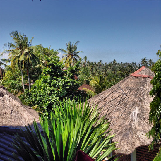 A sala with a view.