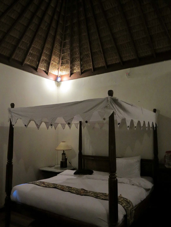 The deluxe room boasts a few intricate design touches and a big size.