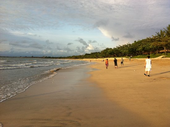 A calm day on the beach.