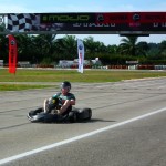 Whiz past the finish line in a 220 cc go-kart!