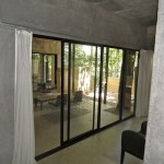 The mud shed's minimal but arty lounge