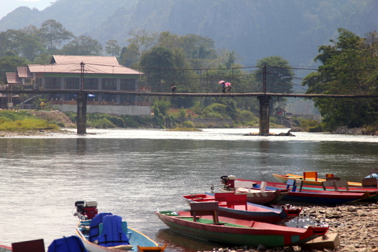 Set on the banks of the Nam Song, Vang Vieng is a wonderful place to relax once again