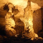 Incredible formations inside Konglor Cave.