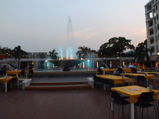 fountain patio