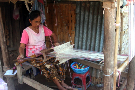 One of the many local industries around Luang Prabang.
