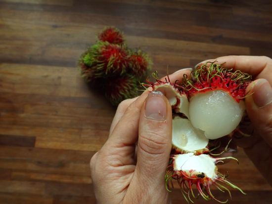 Rambutan, the 1980's punk of fruits