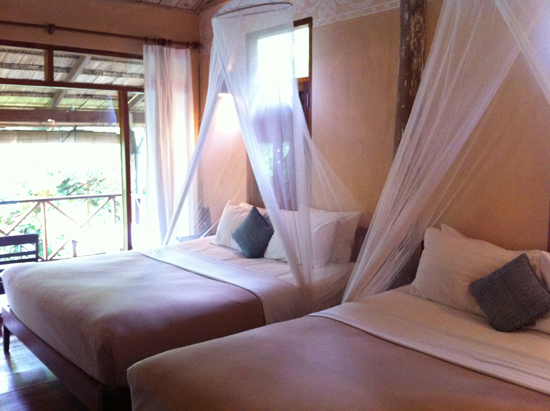 The resort has one family suite bungalow