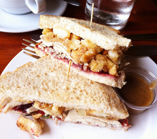 A turkey sandwich from Joma might be more familiar fare.