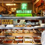 Lunchtime vegetarian buffet. Strictly no meat.