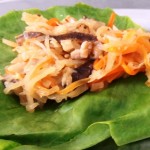 Joo hoo char: to the uninitiated, stir-fry wrapped in salad is an unusual combination.