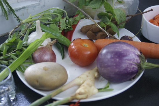 Wetmarket produce ready to go.