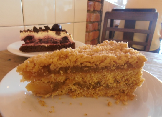 The cakes may not be the healthiest items on the menu, but this is a bakery, after all.