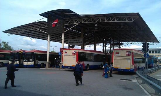 Most of Penang's bus routes originate and terminate at the bus station at Weld Quay Jetty.