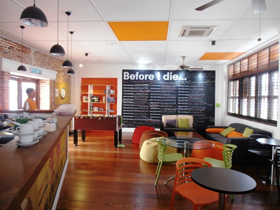 The owners have thought of everything in the spacious first-floor communal area.