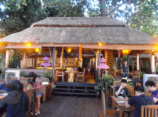 Monkey Tree's open restaurant and deck are the perfect place to experience a magical Penang sunset.