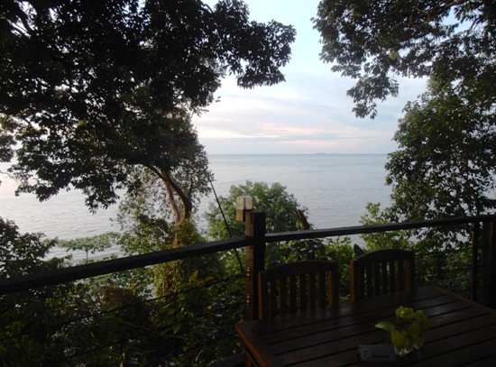 A restaurant with a view.