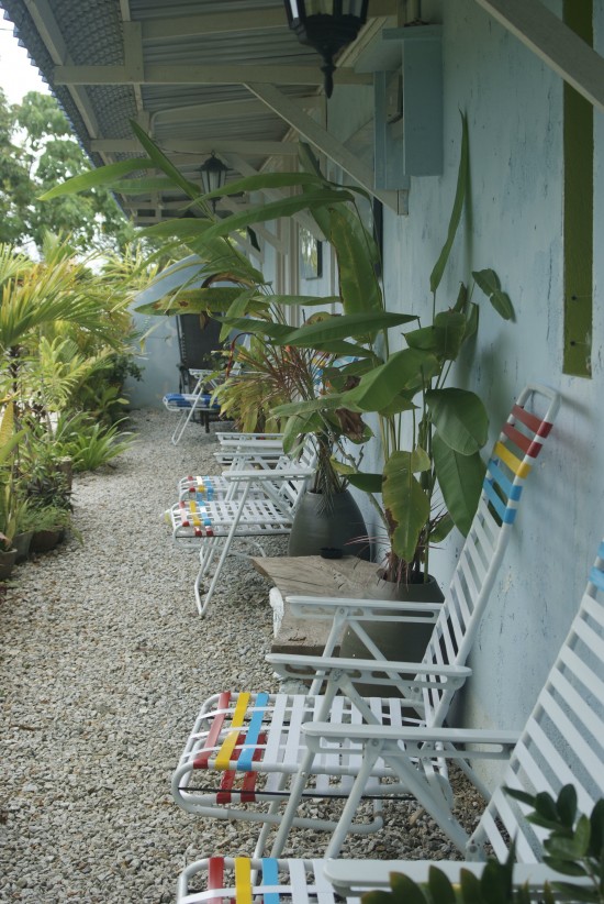 Nothing says home like a sun-lounger.