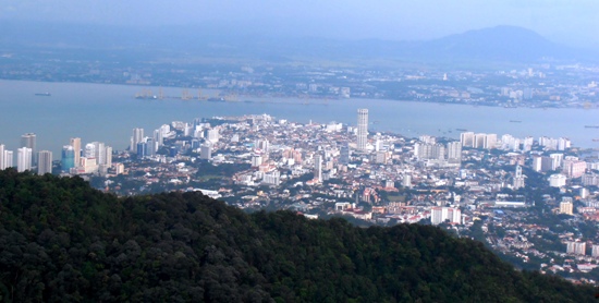 Your climb to the top of Penang Hill will be rewarded with some stunning views of Georgetown and the mainland beyond.
