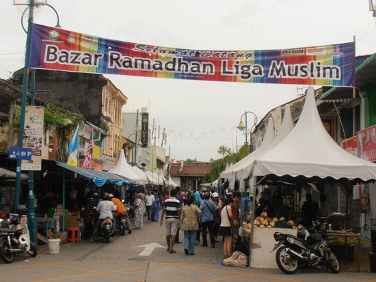 The Ramadan Bazaar in Queen Street is one of Georgetown's most popular.