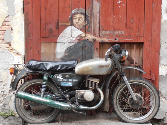 Penang's street art trail evokes a sense of old Georgetown.