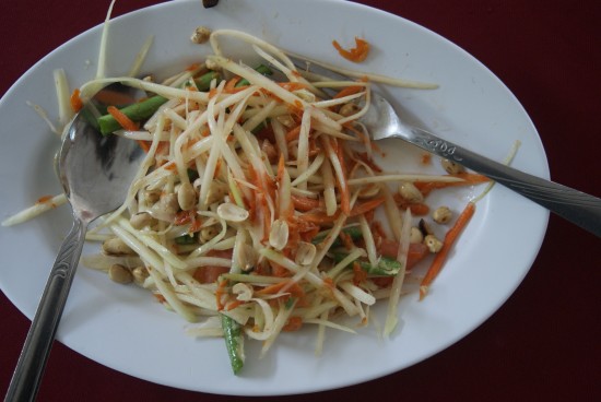 Spicy Thai salad to pack a punch or not.