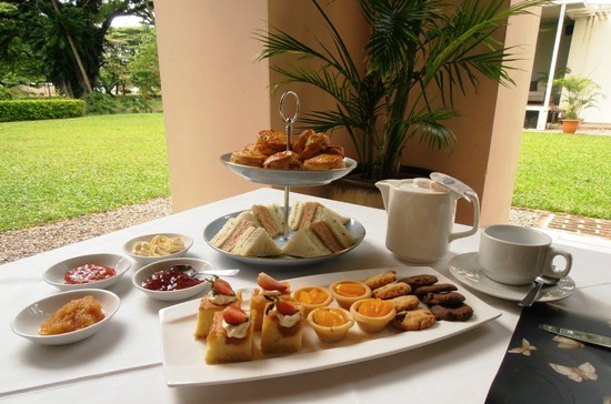 High tea on the verandah will fill you for the rest of the day.