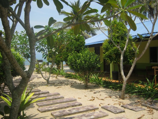 Just a stone's throw away from the sea.