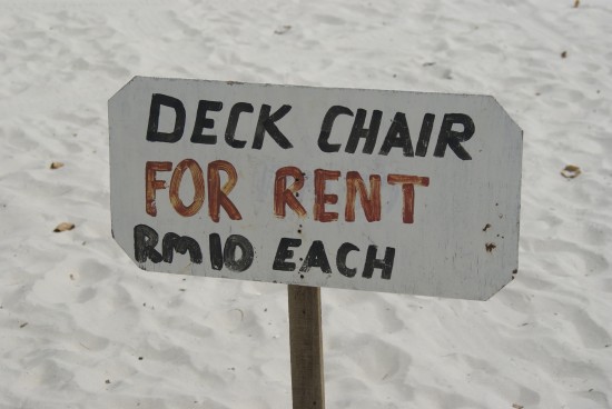 In case you opt for just chillin' at the beach.