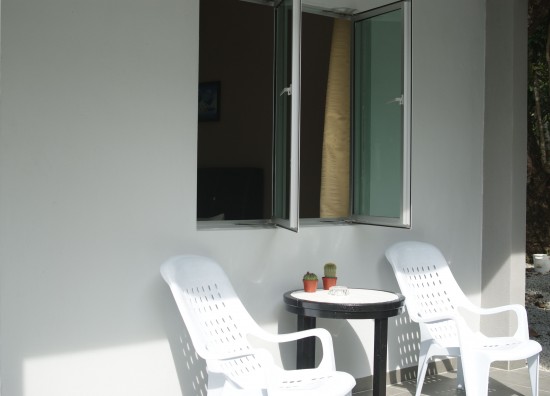 Catch the sunset from your own veranda.