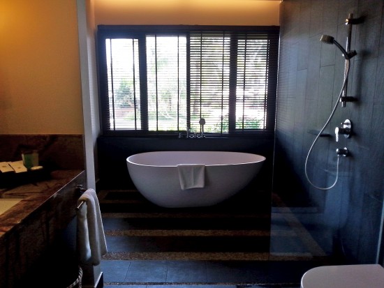 Bathroom with a view.