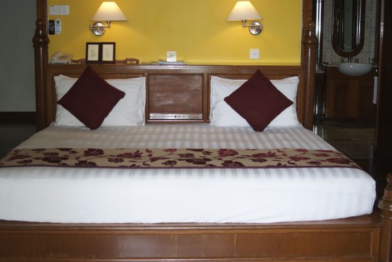 The standard bed fit for a king (or queen).