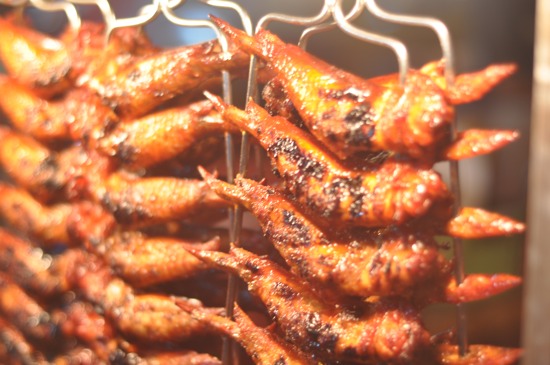 Don't forget the chicken wings.