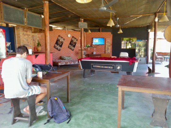 All the comforts of home, including free WiFi and a pool table.