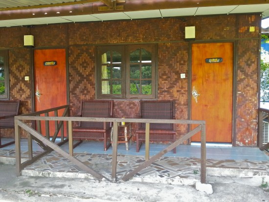 The Long House options come with cosy verandas.