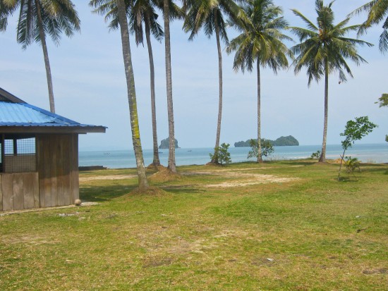 Tanjung Puteri's hammock hanging perfection.