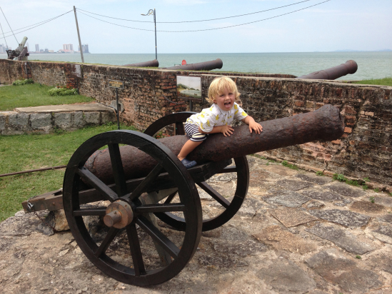 Get up close to the mighty six pounders.