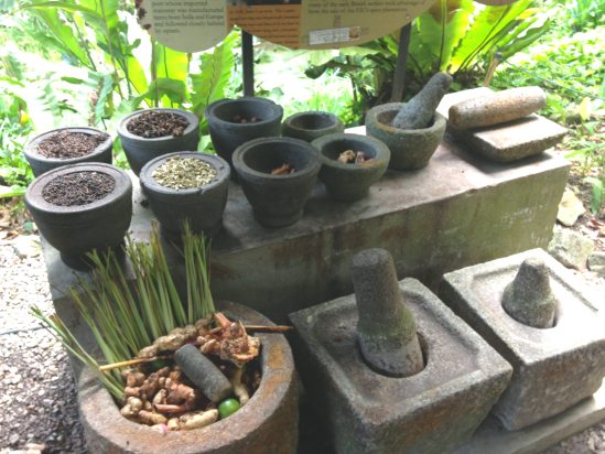 A careless moment with one of these club-sized pestles is not advised.