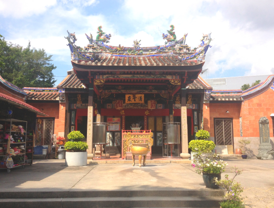 Snake temple, home to a tangle of pit vipers.