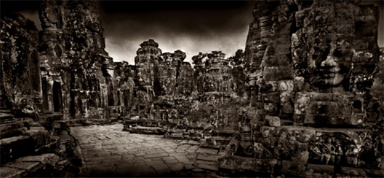One of John's iconic images of the Bayon