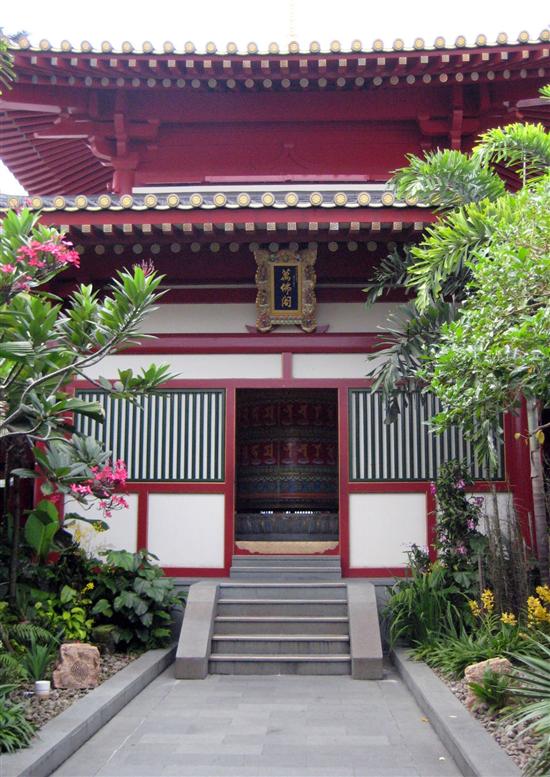 Take some time to smell the flowers and spin the prayer wheel.