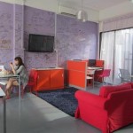 Woke Home's cosy common area.