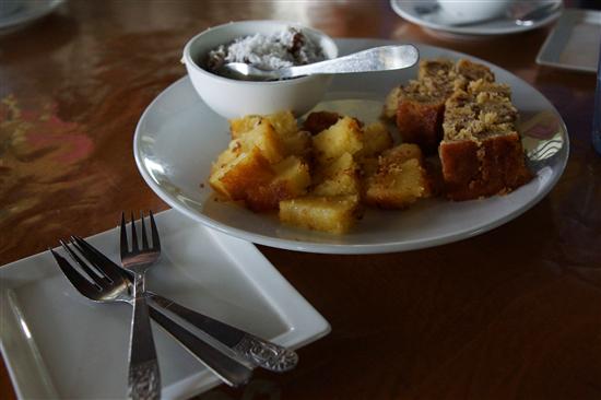 Take a break for some yummy banana bread.